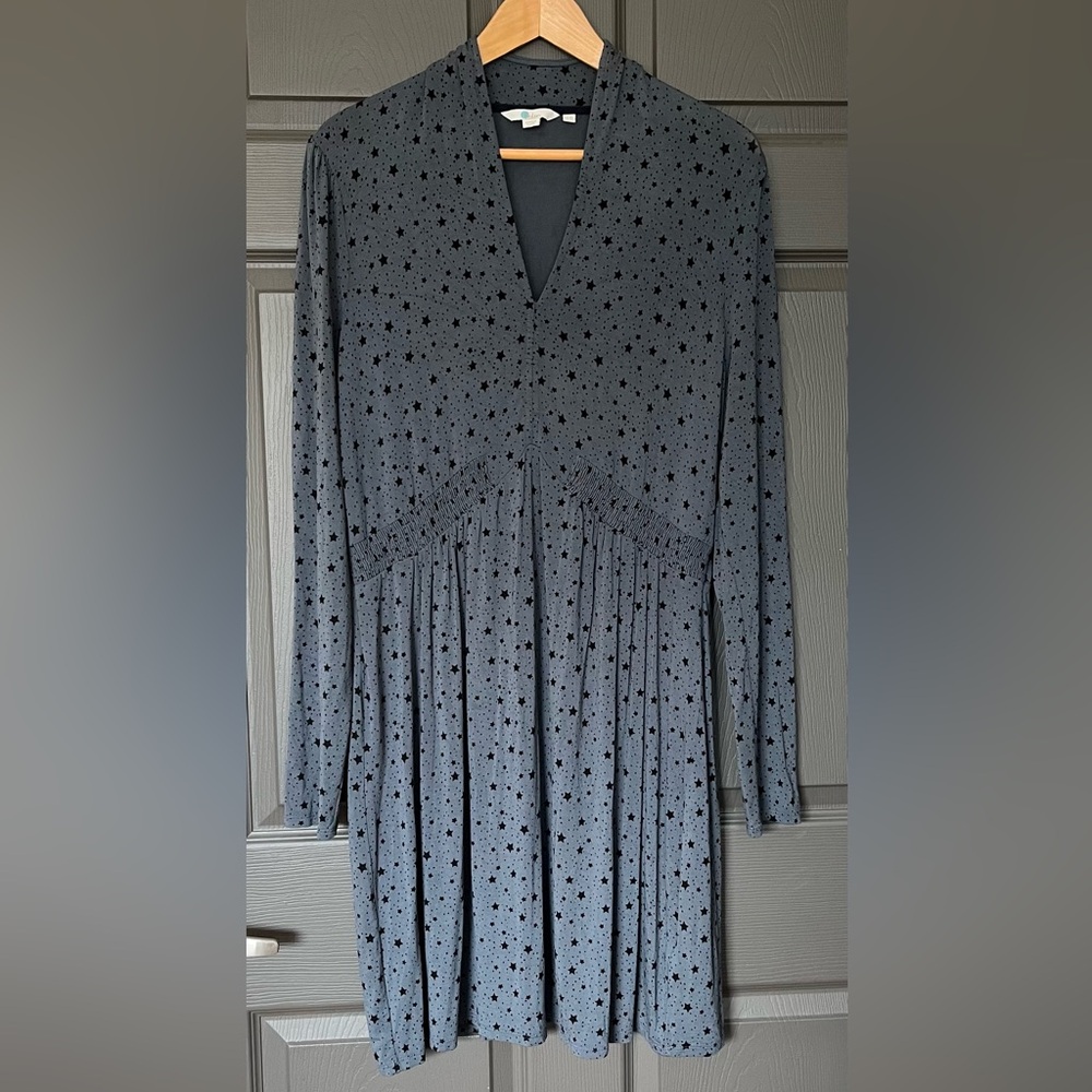 Boden Star Long Sleeve Dress Size 16L